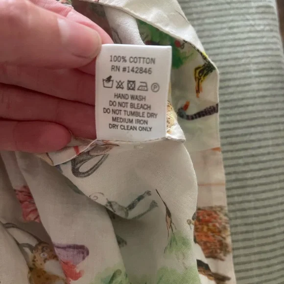 RHODE Vintage 70’s Animal side tie top MED - Picture 4 of 8